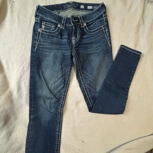 Miss Me Dark Blue Skinny Jeans